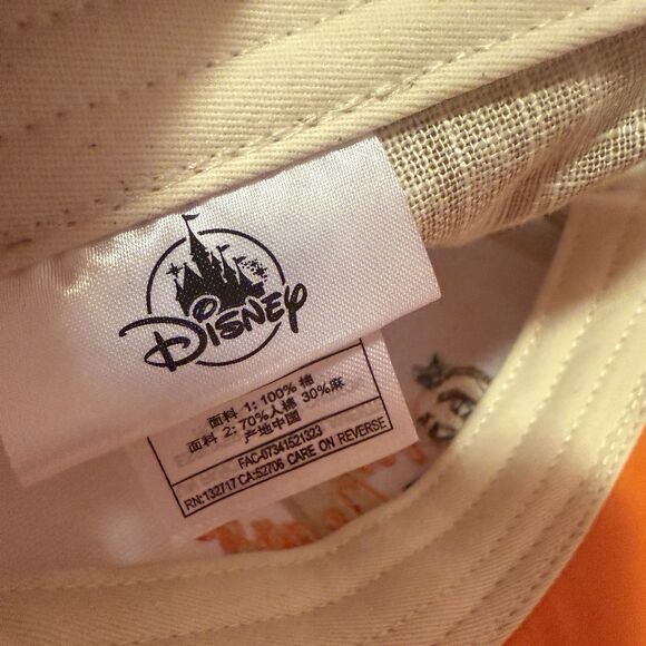 Disney Parks Adult Hat Think Orange Walt Disney World Accessory Cap Epcot - Picture 6 of 7